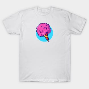 Cotton Candy Floss Cartoon T-Shirt